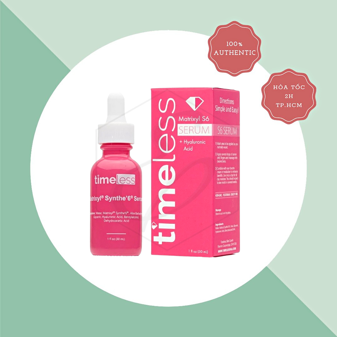 Tinh Chất Chống Lão Hóa Timeless Matrixyl S6 + Hyaluronic Acid Serum - 30ml